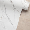 KIT DE 3 ROLOS - 2,50m x 50cm - Papel de Parede Adesivo Mármore Brisa de Carrara