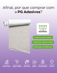 Papel de Parede Adesivo Granilite Bege Claro