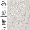 KIT DE 10 ROLOS - 1,00m x 50cm - Papel de Parede Adesivo Granilite Bege Claro
