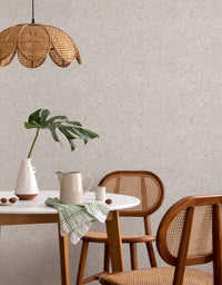 KIT DE 10 ROLOS - 1,00m x 50cm - Papel de Parede Adesivo Granilite Bege Claro
