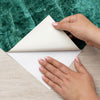 Papel de Parede Adesivo Mármore Verde Esmeralda
