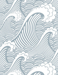 Papel de Parede Adesivo Grandes Ondas