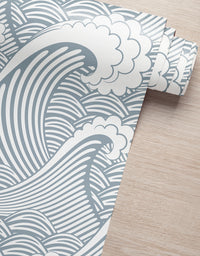 Papel de Parede Adesivo Grandes Ondas