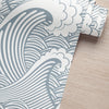 Papel de Parede Adesivo Grandes Ondas