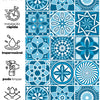 Papel de Parede Adesivo Azulejo Acqua