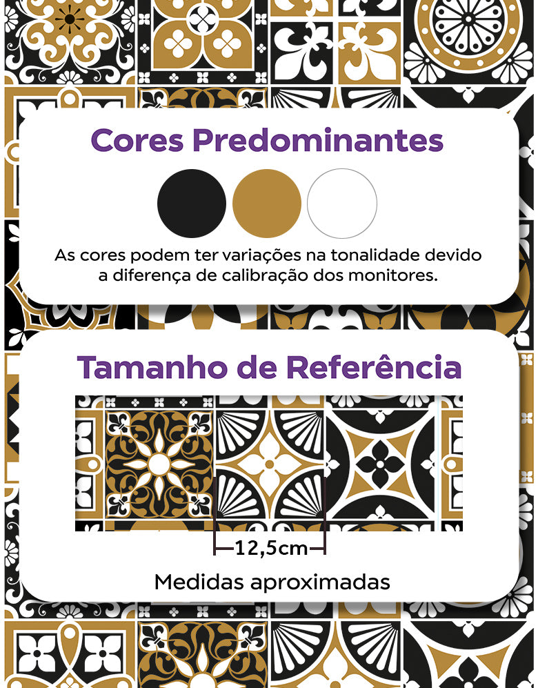 Papel de Parede Adesivo Azulejo Café