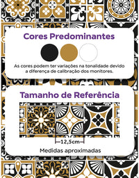 Papel de Parede Adesivo Azulejo Café