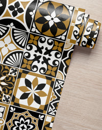 Papel de Parede Adesivo Azulejo Café