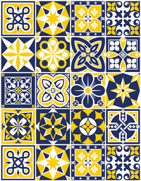 Papel de Parede Adesivo Azulejo Capri
