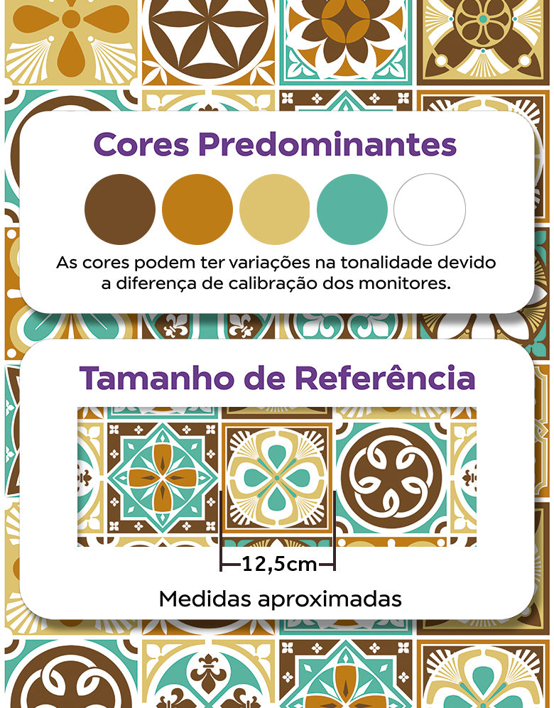 Kit 2 Uni. 3m X 50cm - Papel de Parede Adesivo Doce de Leite