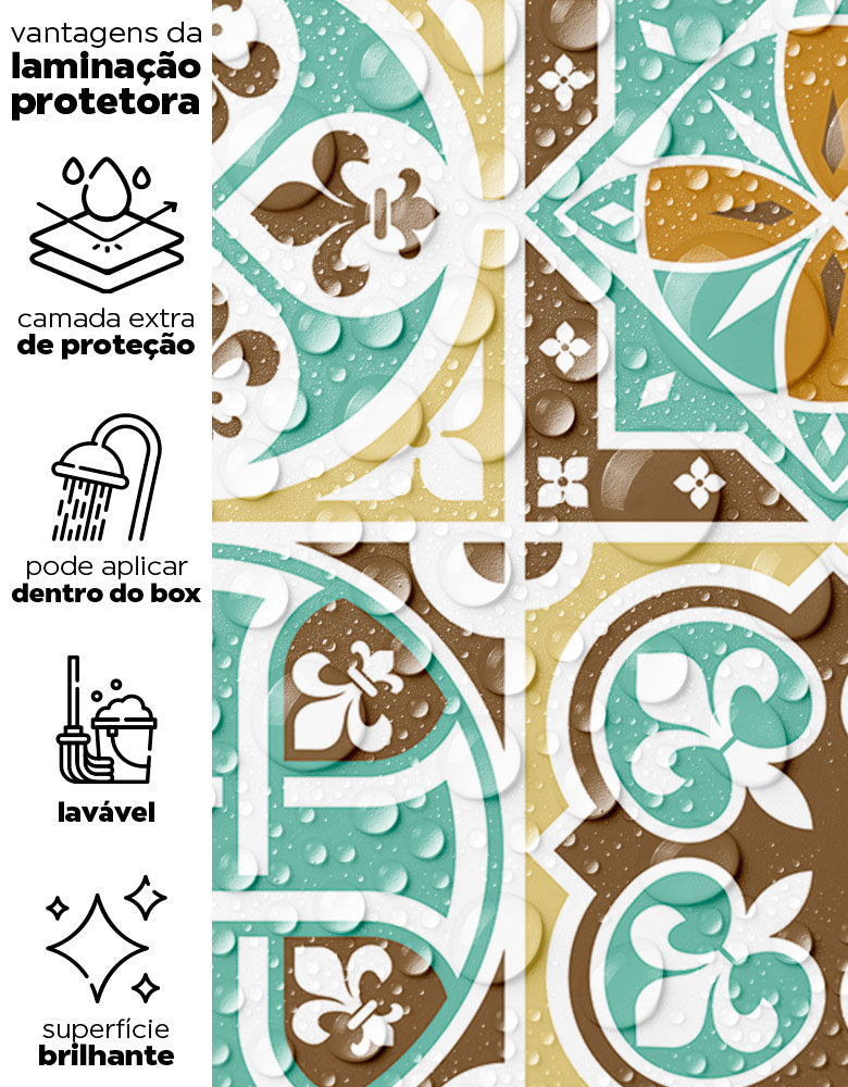 Kit 2 Uni. 3m X 50cm - Papel de Parede Adesivo Doce de Leite