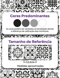 Papel de Parede Adesivo Azulejo Elegance
