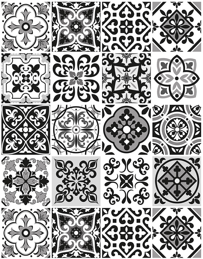 Papel de Parede Adesivo Azulejo Elegance