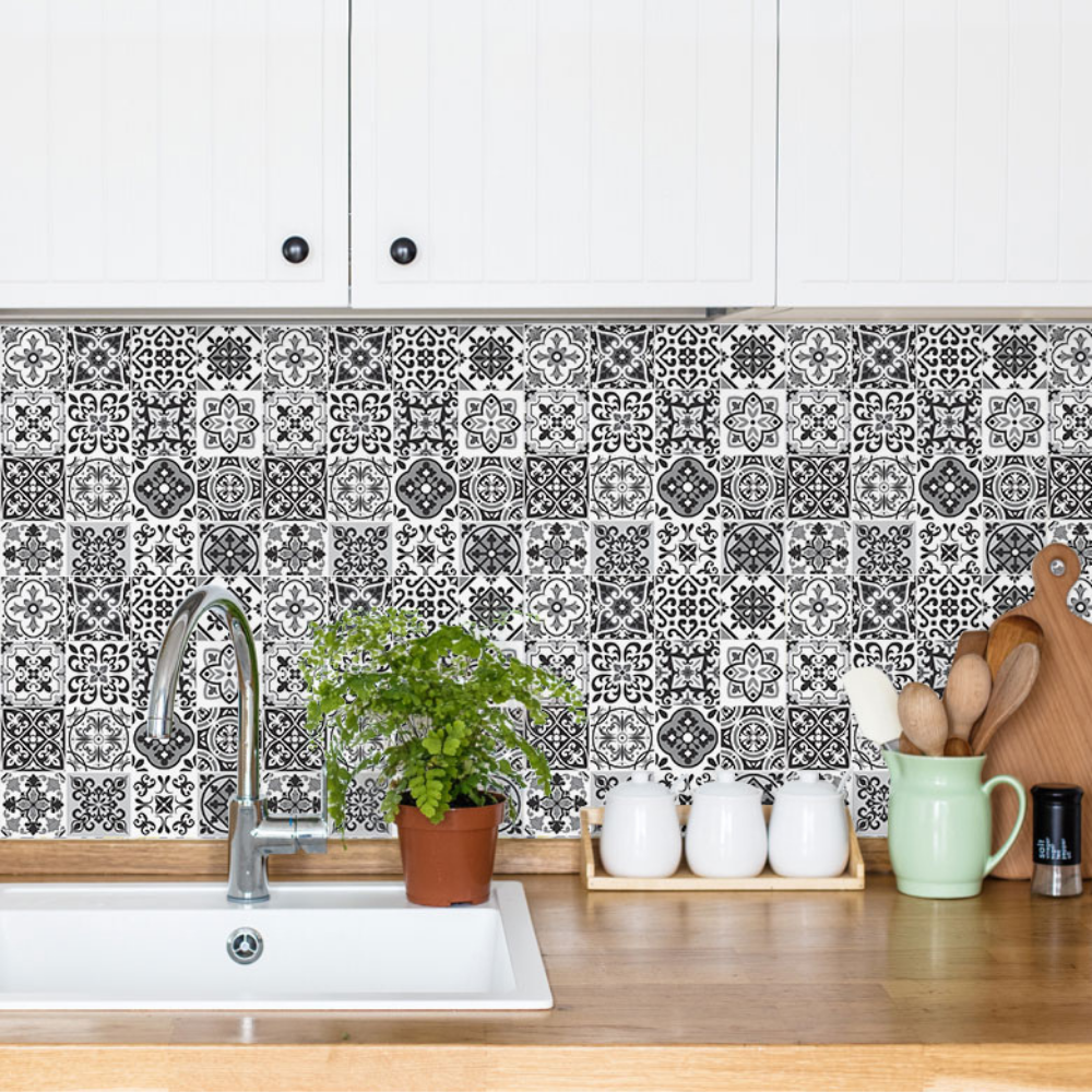 Papel de Parede Adesivo Azulejo Elegance