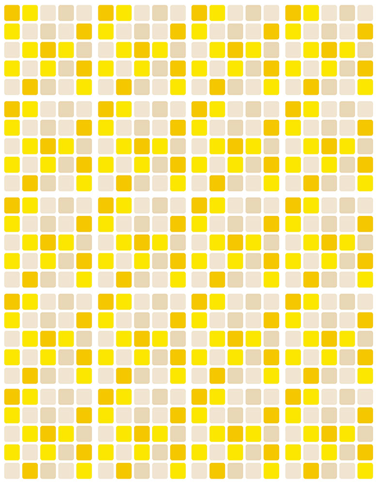 Papel de Parede Pastilha Amarela