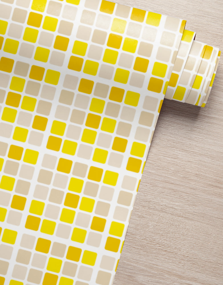 Papel de Parede Pastilha Amarela