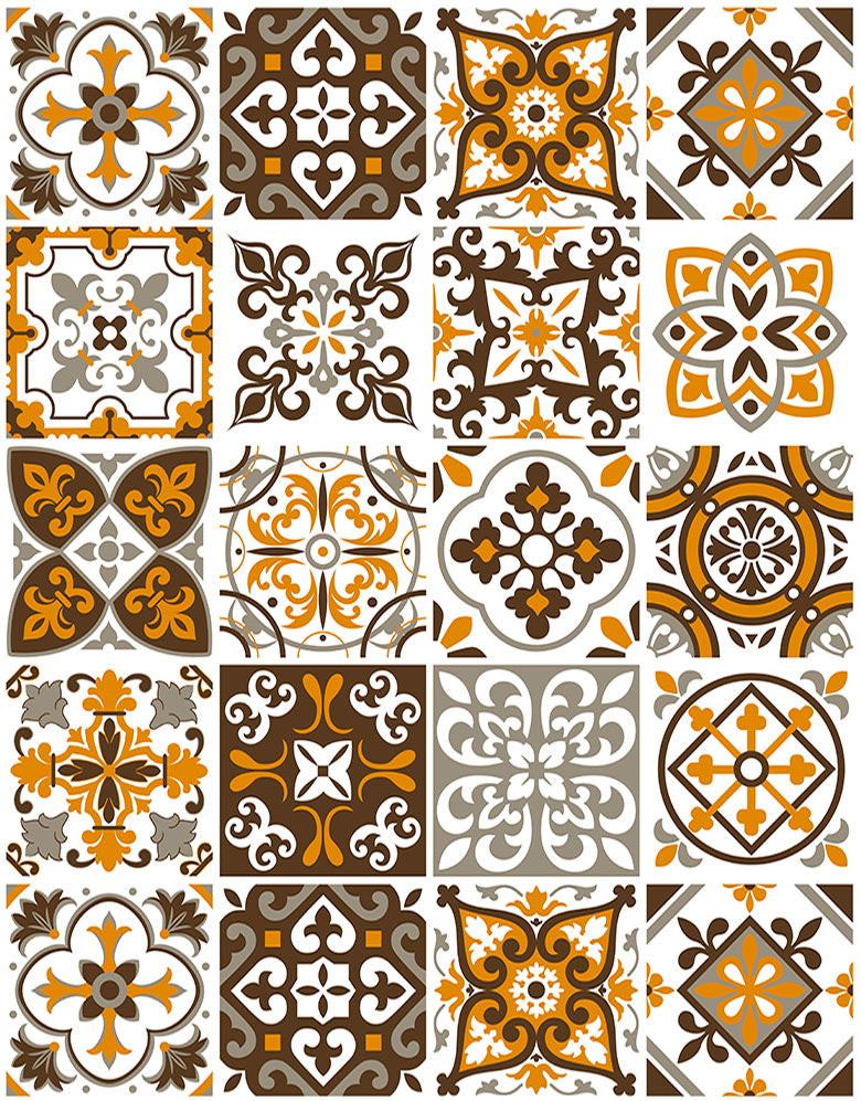 Papel de Parede Adesivo Azulejo Madri