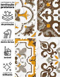 Papel de Parede Adesivo Azulejo Madri