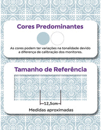 Papel de Parede Adesivo Azulejo Matte