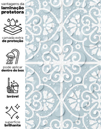 Papel de Parede Adesivo Azulejo Matte