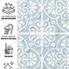 Papel de Parede Adesivo Azulejo Matte