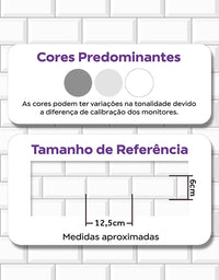 Papel de Parede Tijolinho Metro White