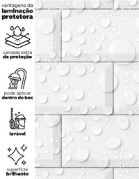 Papel de Parede Tijolinho Metro White