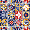 Papel de Parede Adesivo Azulejo Mônaco
