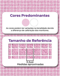 Papel de Parede Adesivo Pastilhas Camélia