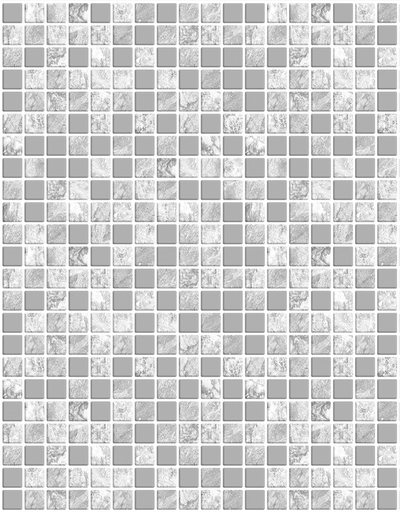 Papel de Parede Adesivo Pastilhas Cinzas