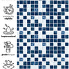 Papel de Parede Adesivo Pastilhas Classic