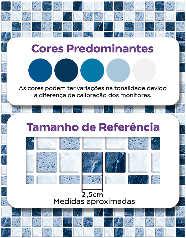 Papel de Parede Adesivo Pastilhas Classic Light