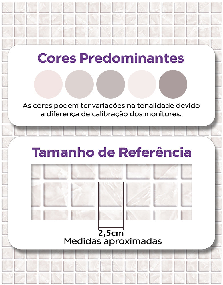 Papel de Parede Pastilhas Clean