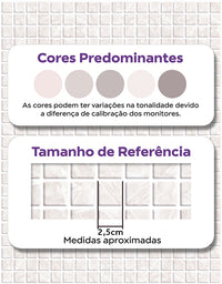 Papel de Parede Pastilhas Clean