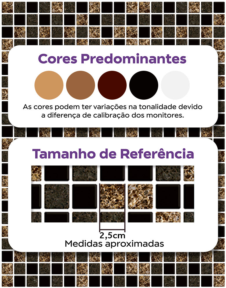 Papel de Parede Adesivo Pastilhas Magic