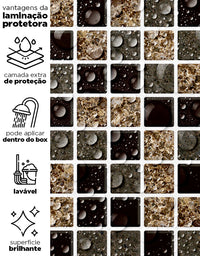 Papel de Parede Adesivo Pastilhas Magic