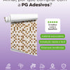 Papel de Parede Adesivo Pastilhas Oro Luxury