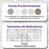 KIT DE 2 ROLOS - 2,50m x 50cm - Papel de Parede Adesivo Pastilhas Perolas