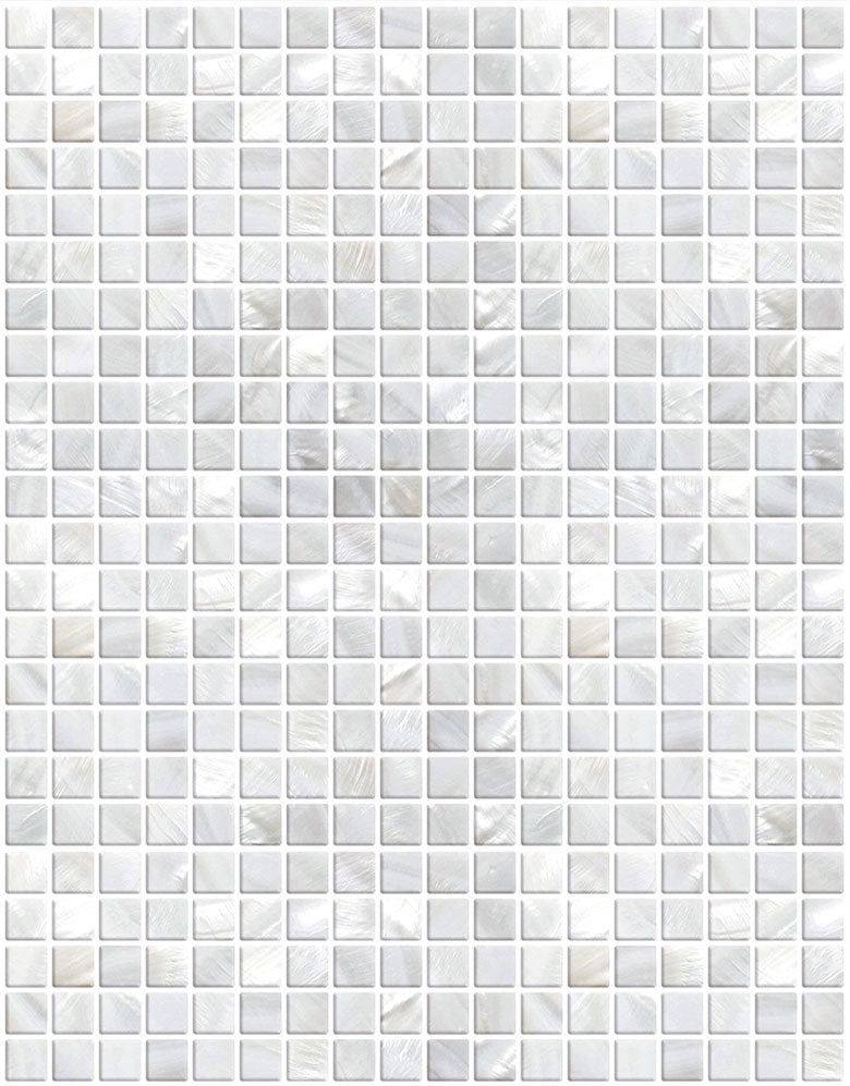 KIT DE 2 ROLOS - 2,50m x 50cm - Papel de Parede Adesivo Pastilhas Perolas