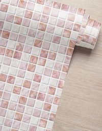 KIT DE 2 ROLOS - 2,50m x 50cm - Papel de Parede Pastilhas Quartzo