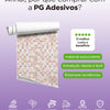 Papel de Parede Adesivo Pastilhas Rose Gold