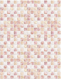 Papel de Parede Adesivo Pastilhas Rose Gold