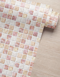 Papel de Parede Adesivo Pastilhas Rose Gold