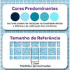 Papel de Parede Adesivo Pastilhas Sky