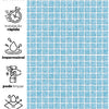 Papel de Parede Adesivo Pastilhas Sky