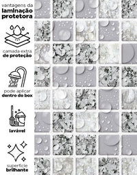 Papel de Parede Adesivo Pastilhas Soft
