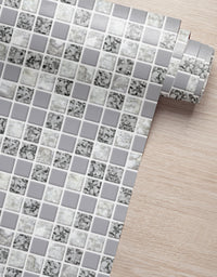 KIT DE 3 ROLOS - 2,50m x 50cm - Papel de Parede Adesivo Pastilhas Soft