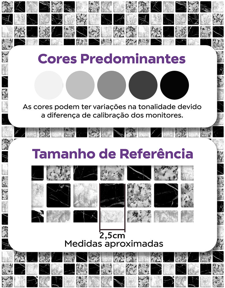 Papel de Parede Adesivo Pastilhas Stylus