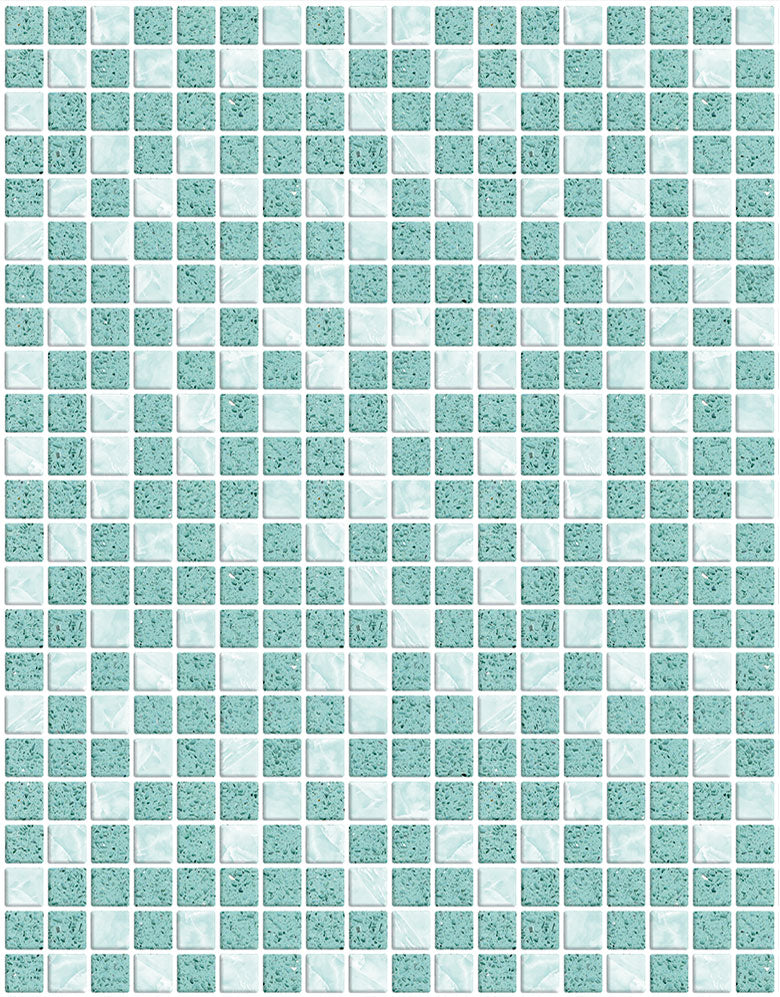 Papel de Parede Adesivo Turquesa Light