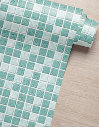 Papel de Parede Adesivo Turquesa Light